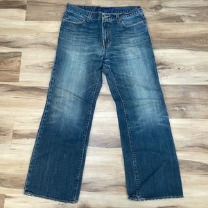 Material London Mens Jeans 32 x 30 Classic Fit Dark Wash Denim